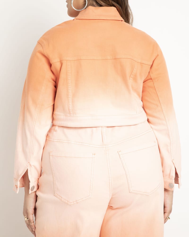 Topshop orange denim jacket hot sale